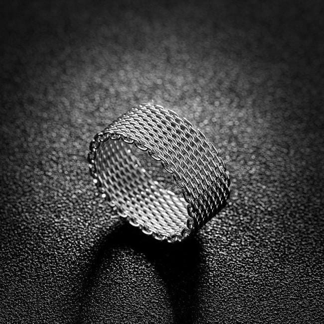 Cherish Mesh Rings In 18kt Gold Plating Rose Gold Plating And 925 Silver Plated - Image 3