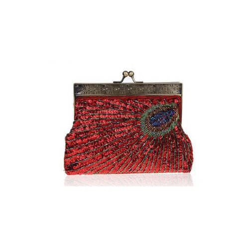 Peacock Crazy Clutch Eye-catching Ensemble In 8 Colors - Image 6