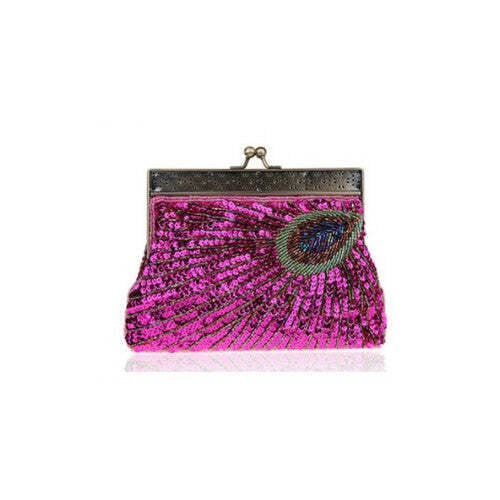 Peacock Crazy Clutch Eye-catching Ensemble In 8 Colors - Image 7
