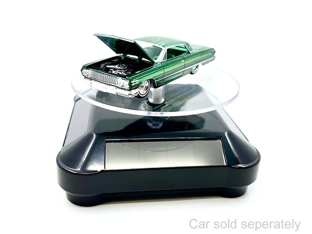 3.5 Solar Rotating Display Stand with Black Base for 1/64 Scale Model Cars11 - Image 2