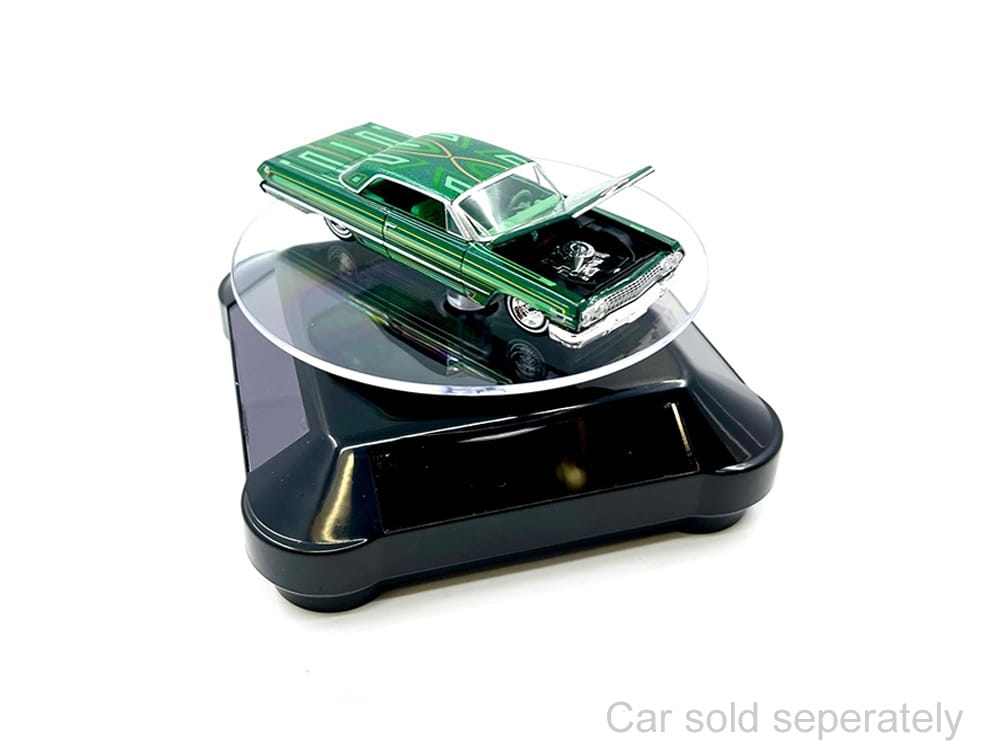 3.5 Solar Rotating Display Stand with Black Base for 1/64 Scale Model Cars11 - Image 3