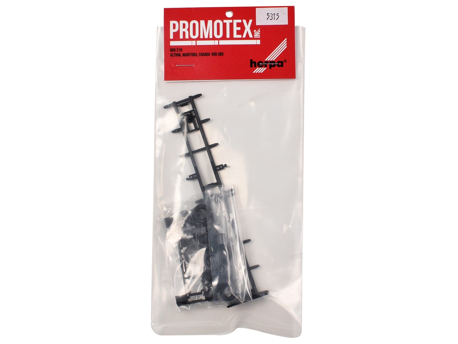 Container Chassis for 3-Axle 40ft Trailer 1/87 (HO) Plastic Model by Promotex - Image 2