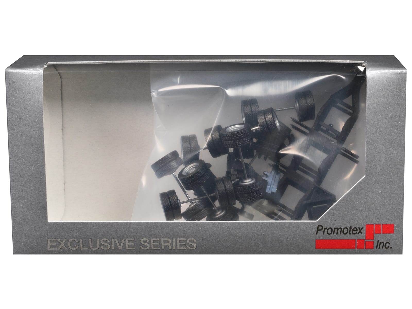 Lowboy Dual Axle Booster with Integrated Rear Axle (2 Sets) 1/87 (HO) Plastic Model by Promotex - Image 3