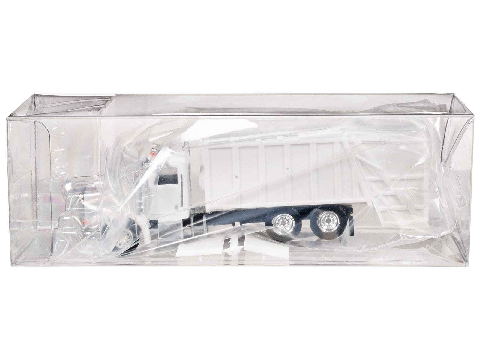 Peterbilt 367 Garbage Truck White 1/87 (HO) Plastic Model Car by Promotex - Image 3