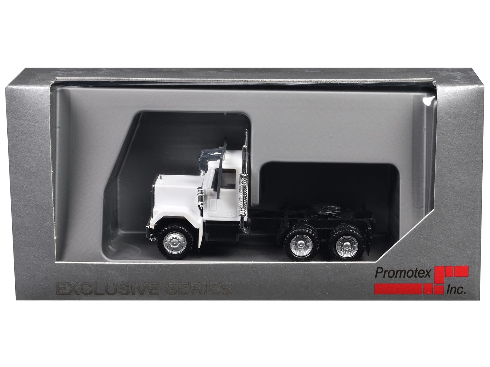 GMC Short Day Cab White 1/87 (HO) Plastic Model Car by Promotex - Image 3