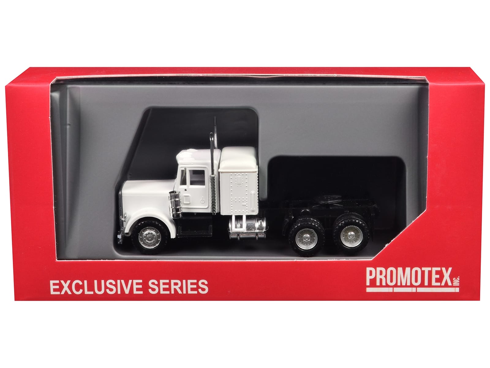 Peterbilt Sleeper Cab White 1/87 (HO) Plastic Model Car by Promotex - Image 3
