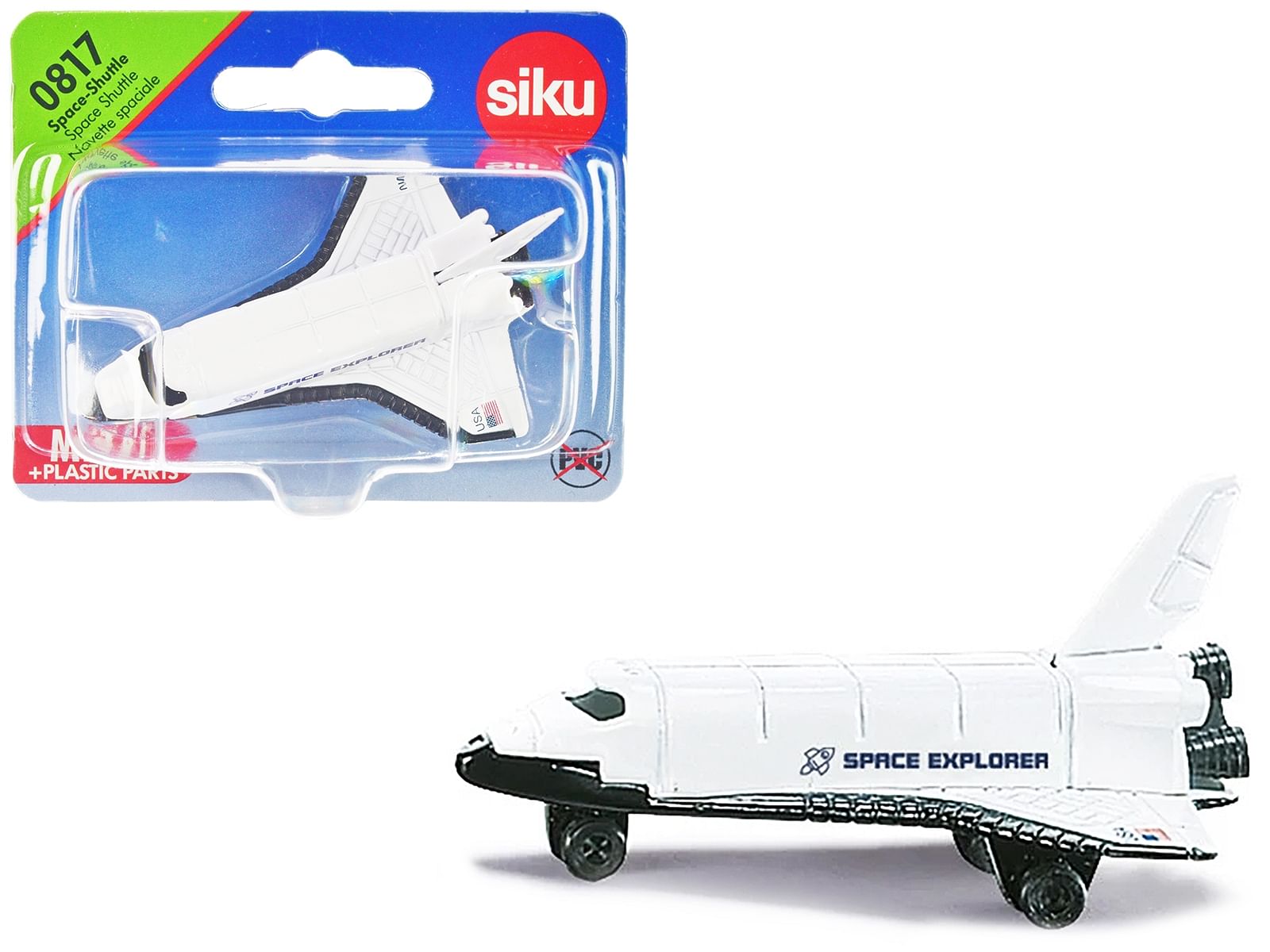 Space-Shuttle White “Space Explorer” Diecast Model by Siku