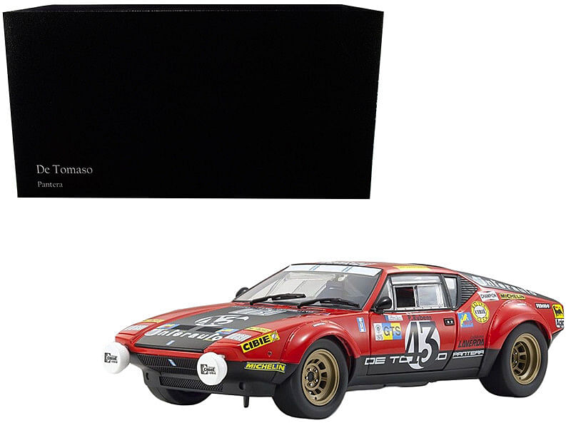 De Tomaso Pantera #43 Pierre Rubens Le Mans (1975) 1/18 Diecast Model Car by Kyosho