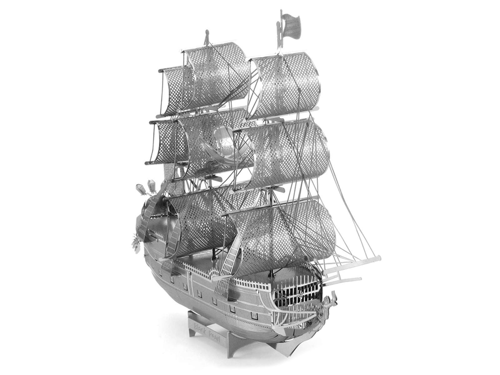 Model Kit Black Pearl Ship (Challenging Difficulty) Steel Model by Metal Earth - Image 3