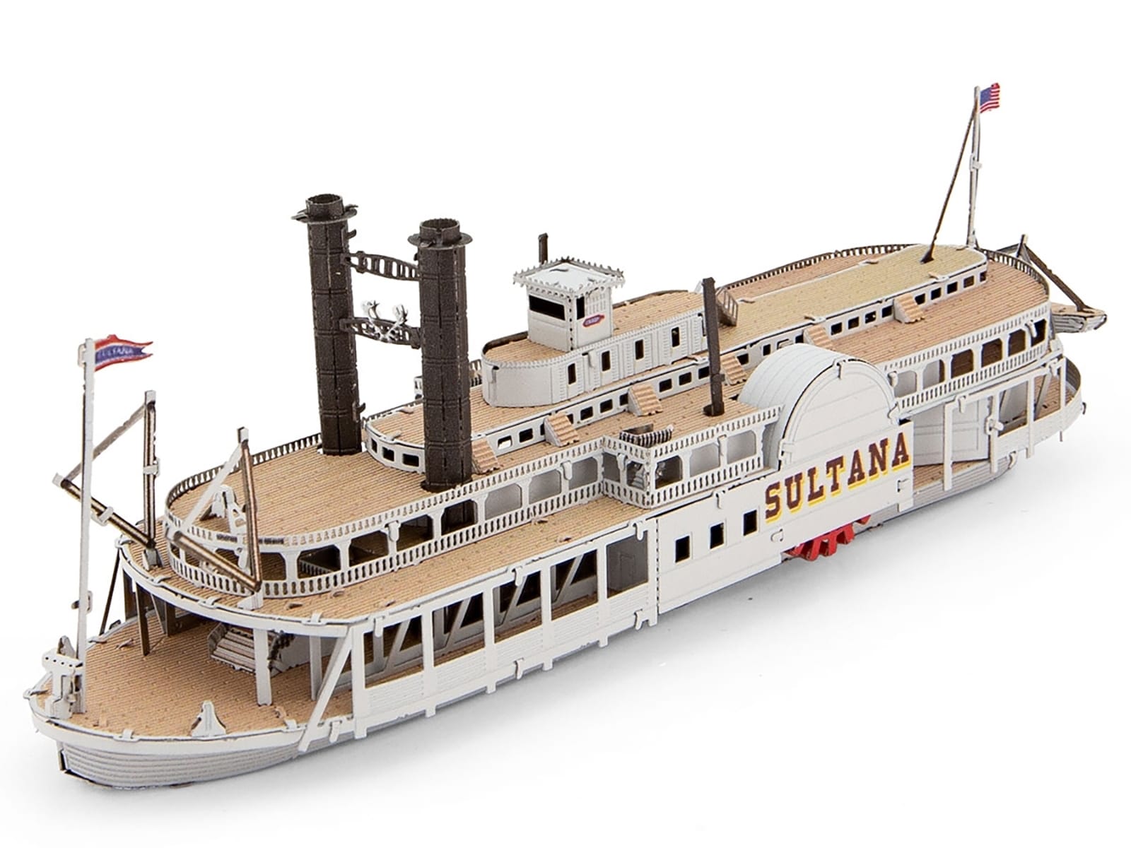 Model Kit Sultana Steamboat (Moderate Difficulty) Steel Model by Metal Earth - Image 2