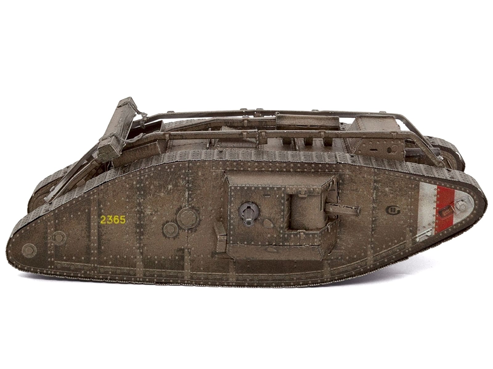 Model Kit British Mark IV Tank (Moderate Difficulty) Steel Model by Metal Earth - Image 2