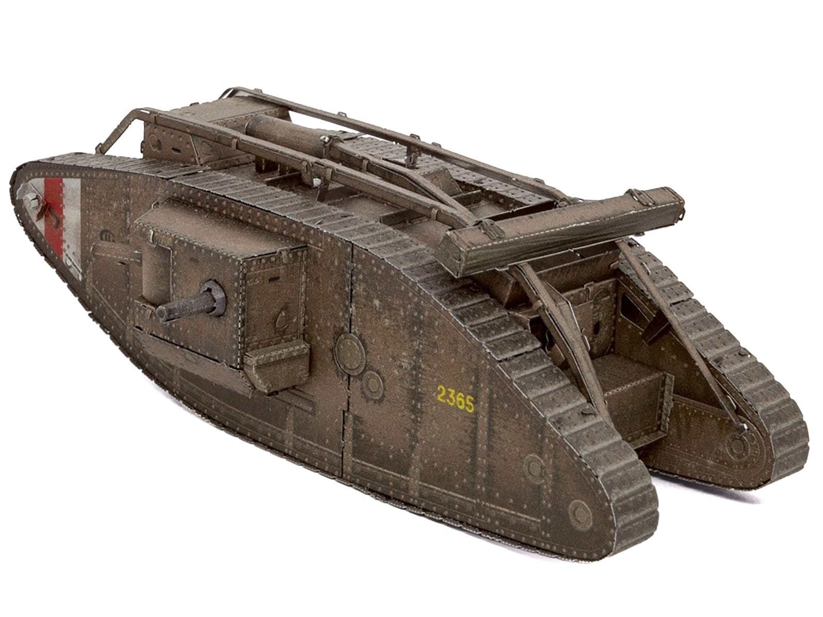 Model Kit British Mark IV Tank (Moderate Difficulty) Steel Model by Metal Earth - Image 3
