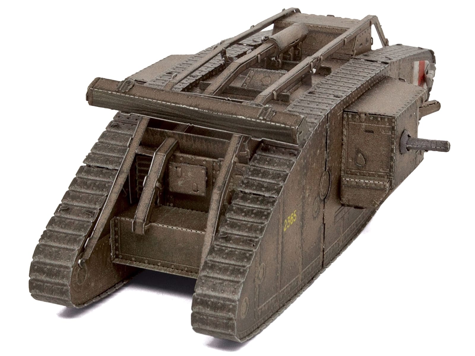 Model Kit British Mark IV Tank (Moderate Difficulty) Steel Model by Metal Earth - Image 5