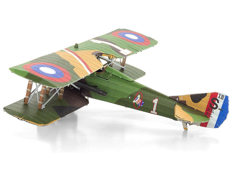 Model Kit SPAD S.XIII Fighter Aircraft "World War I" French Air Force (Moderate Difficulty) Steel Model by Metal Earth - Image 3