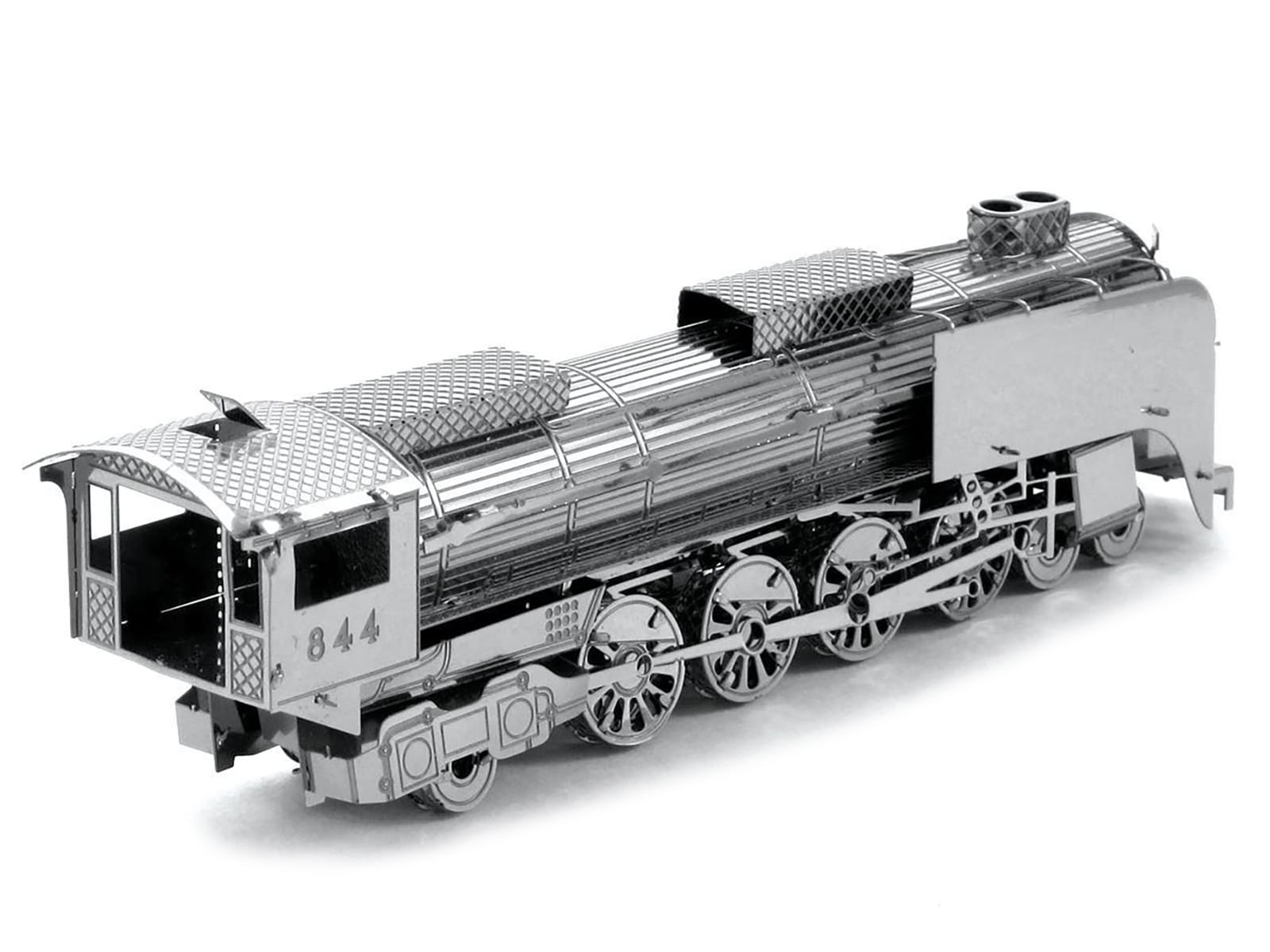 Model Kit Steam Locomotive #844 (Moderate Difficulty) Steel Model by Metal Earth - Image 4