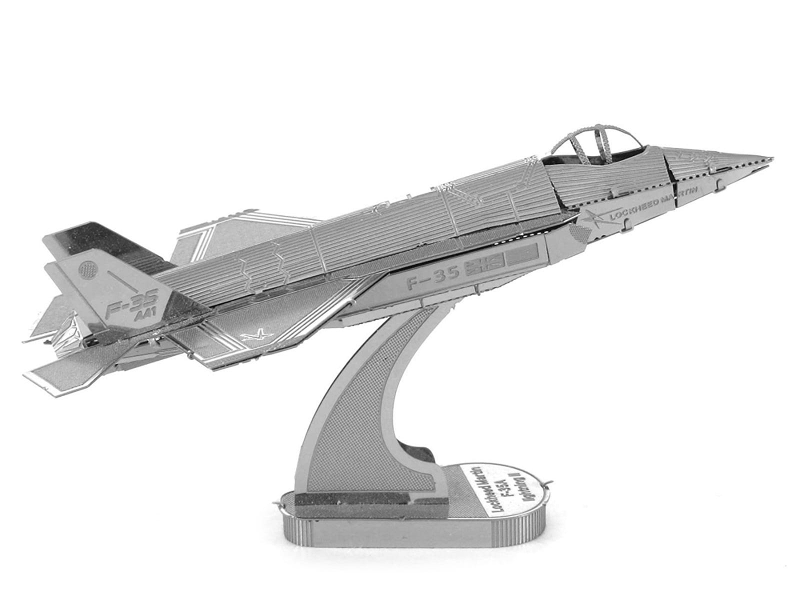 Model Kit Lockheed Martin F-35 Lightning II Aircraft (Moderate Difficulty) Steel Model by Metal Earth - Image 4
