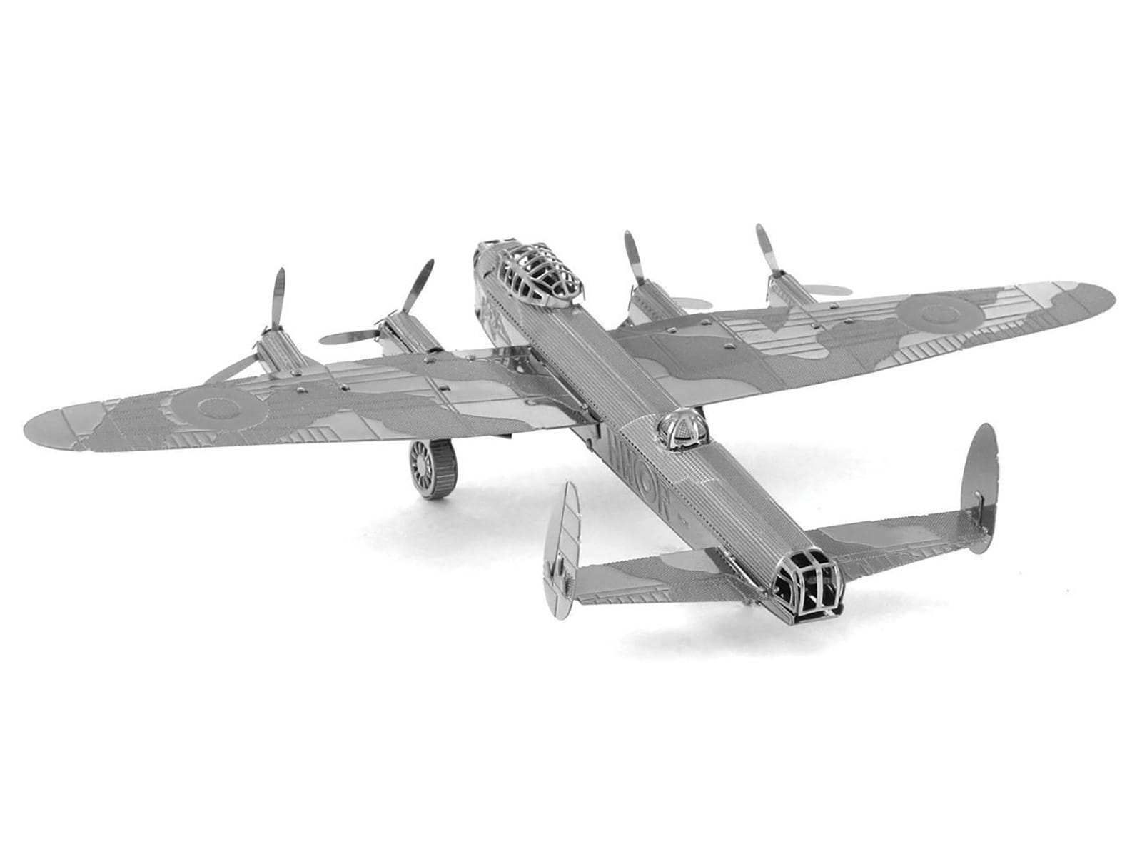 Model Kit Avro Lancaster Bomber Aircraft "Royal Air Force" (Moderate Difficulty) Steel Model by Metal Earth - Image 4