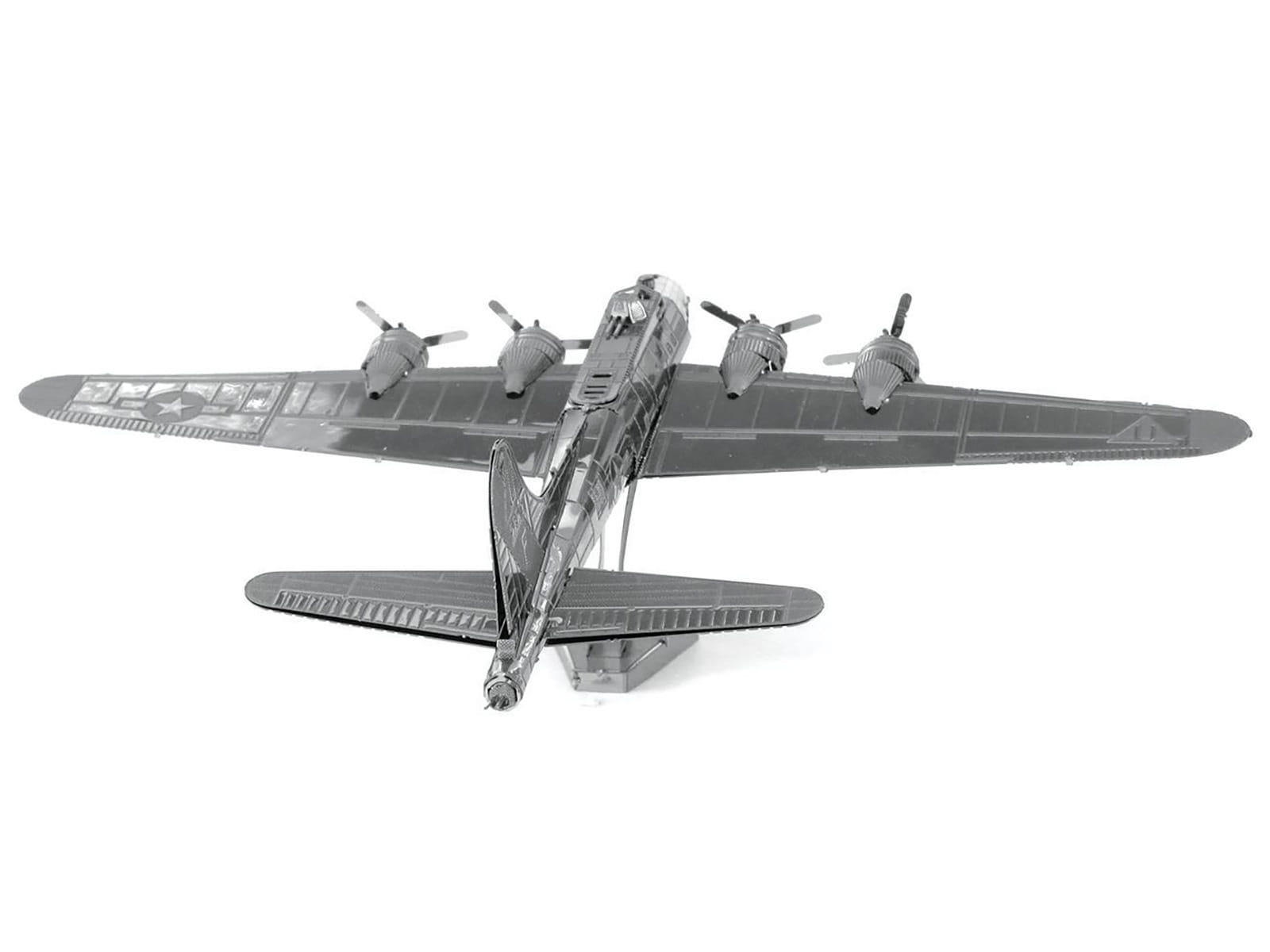 Model Kit Boeing B-17 Flying Fortress Bomber Aircraft (Moderate Difficulty) Steel Model by Metal Earth - Image 4