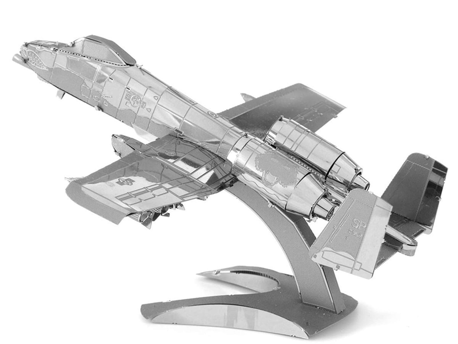 Model Kit Fairchild Republic A-10 Thunderbolt II "Warthog" Attack Aircraft (Moderate Difficulty) Steel Model by Metal Earth - Image 3