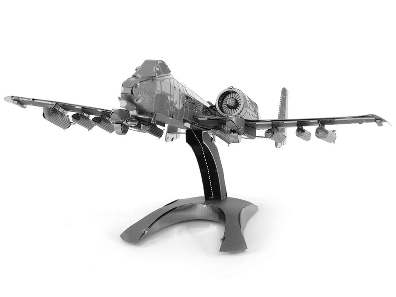 Model Kit Fairchild Republic A-10 Thunderbolt II "Warthog" Attack Aircraft (Moderate Difficulty) Steel Model by Metal Earth - Image 4