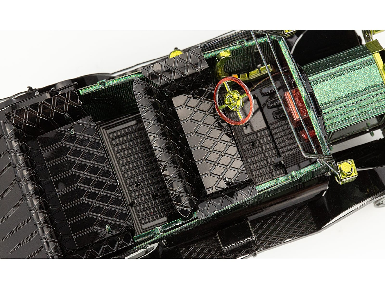 Model Kit 1910 Ford Model T Green (Moderate Difficulty) Steel Model by Metal Earth - Image 5