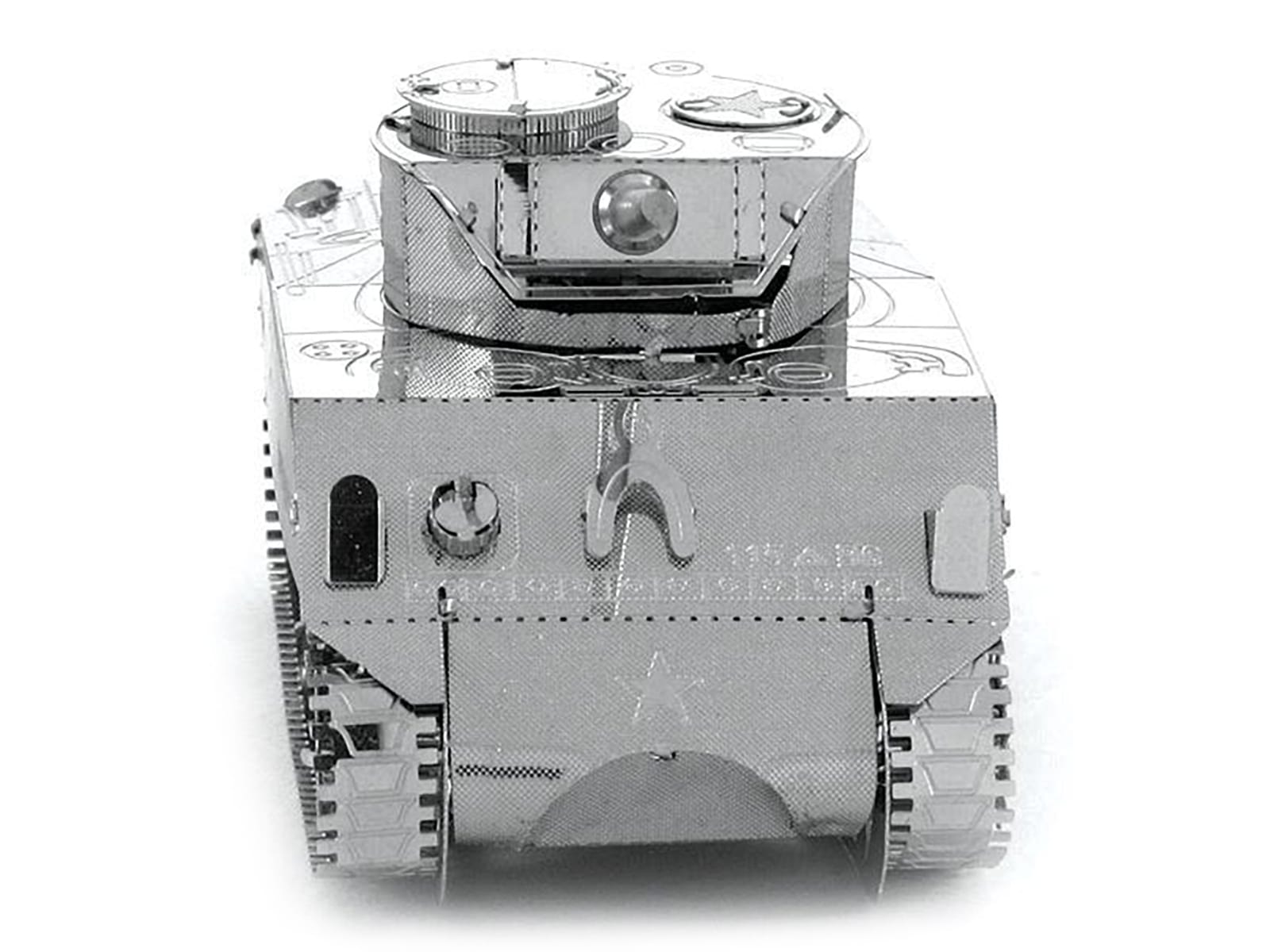 Model Kit American Sherman Tank (Moderate Difficulty) Steel Model by Metal Earth - Image 4