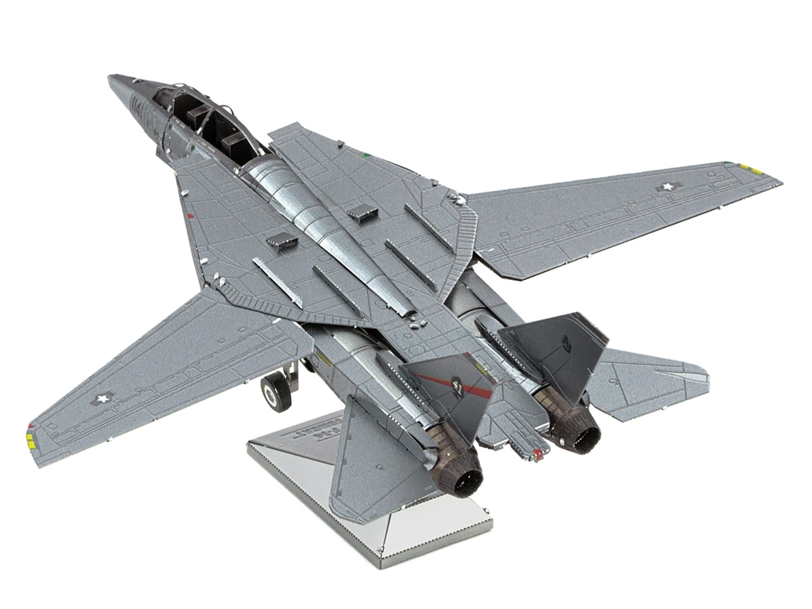 Model Kit Grumman F-14 Tomcat Fighter Aircraft "United States Navy" (Challenging Difficulty) Steel Model by Metal Earth - Image 2