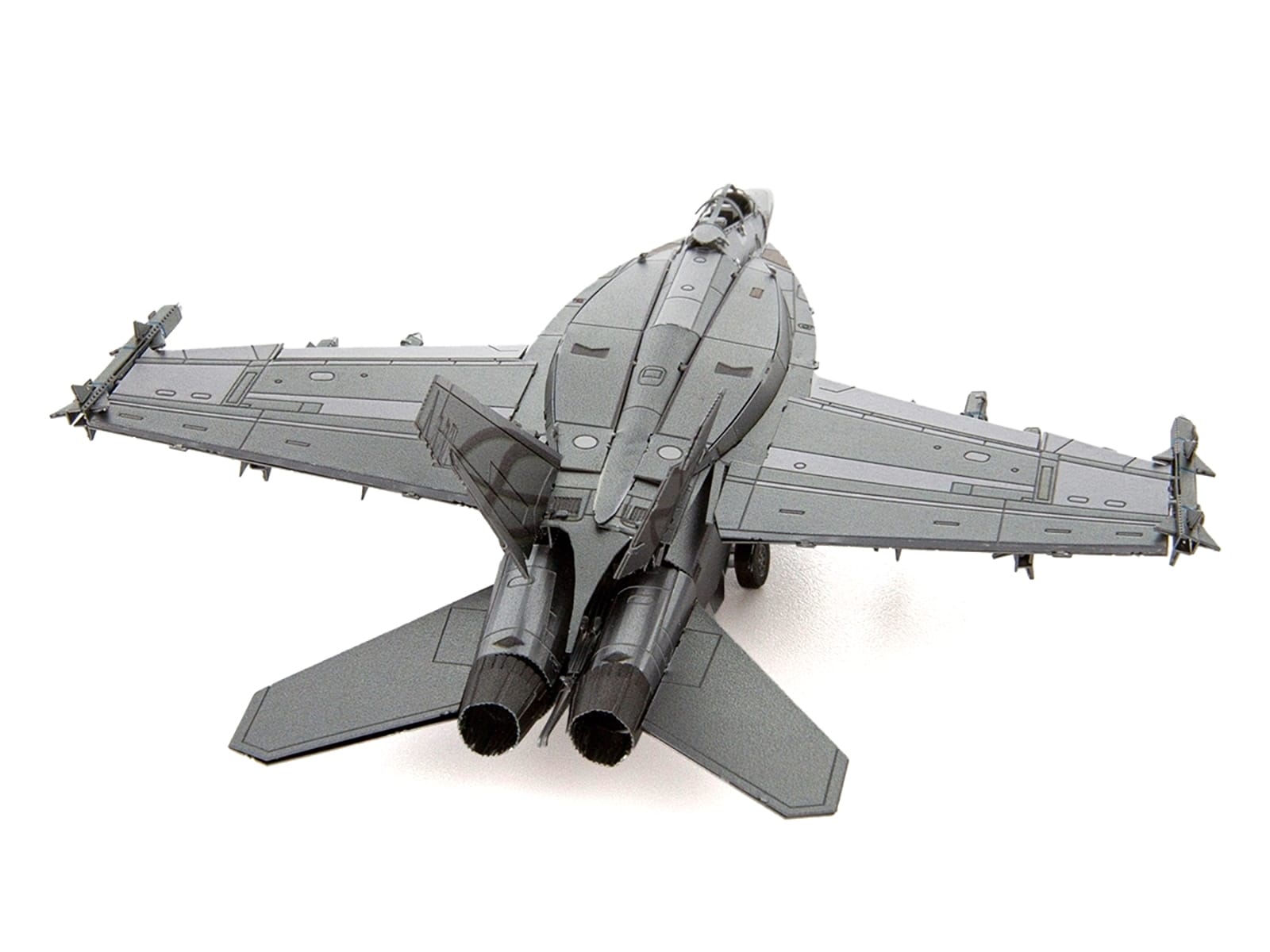 Model Kit Boeing F/A-18 Super Hornet Fighter Aircraft "United States Navy" (Moderate Difficulty) Steel Model by Metal Earth - Image 3