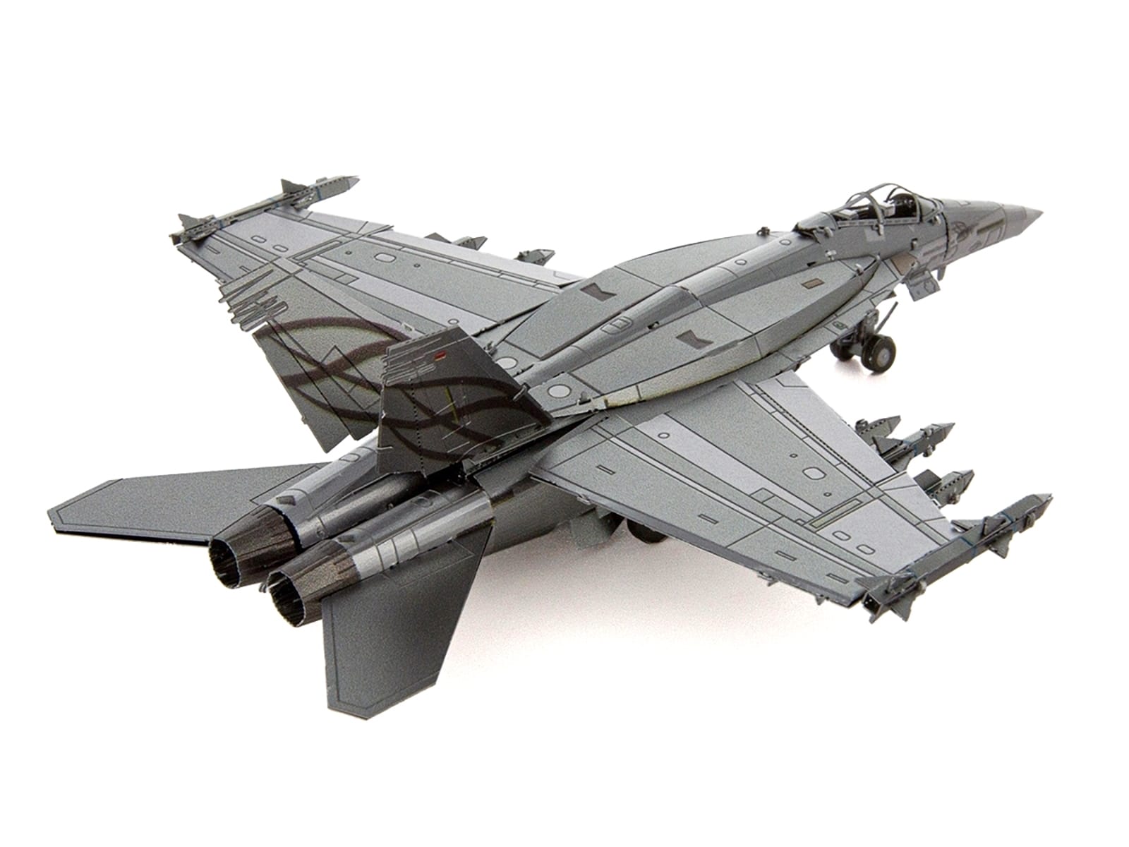 Model Kit Boeing F/A-18 Super Hornet Fighter Aircraft "United States Navy" (Moderate Difficulty) Steel Model by Metal Earth - Image 4