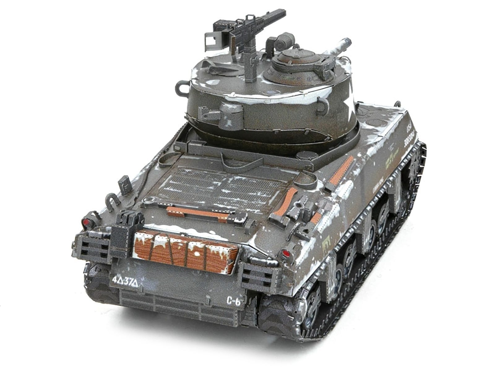 Model Kit United States M4 Sherman Tank (Moderate Difficulty) Steel Model by Metal Earth - Image 4