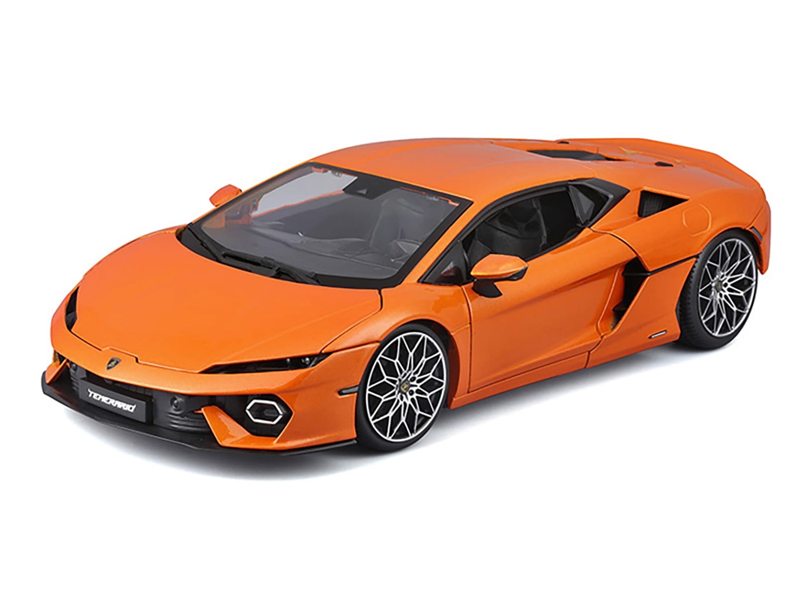 Lamborghini Temerario Orange Metallic 1/18 Diecast Model Car by Bburago - Image 2