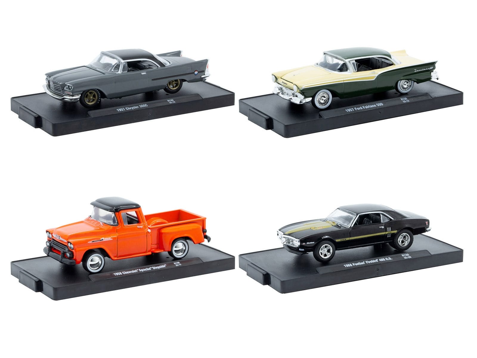 "Auto-Drivers" Set of 4 pieces in Blister Packs Release 130 Limited Edition to 9600 pieces Worldwide 1/64 Diecast Model Cars by M2 Machines - Image 2