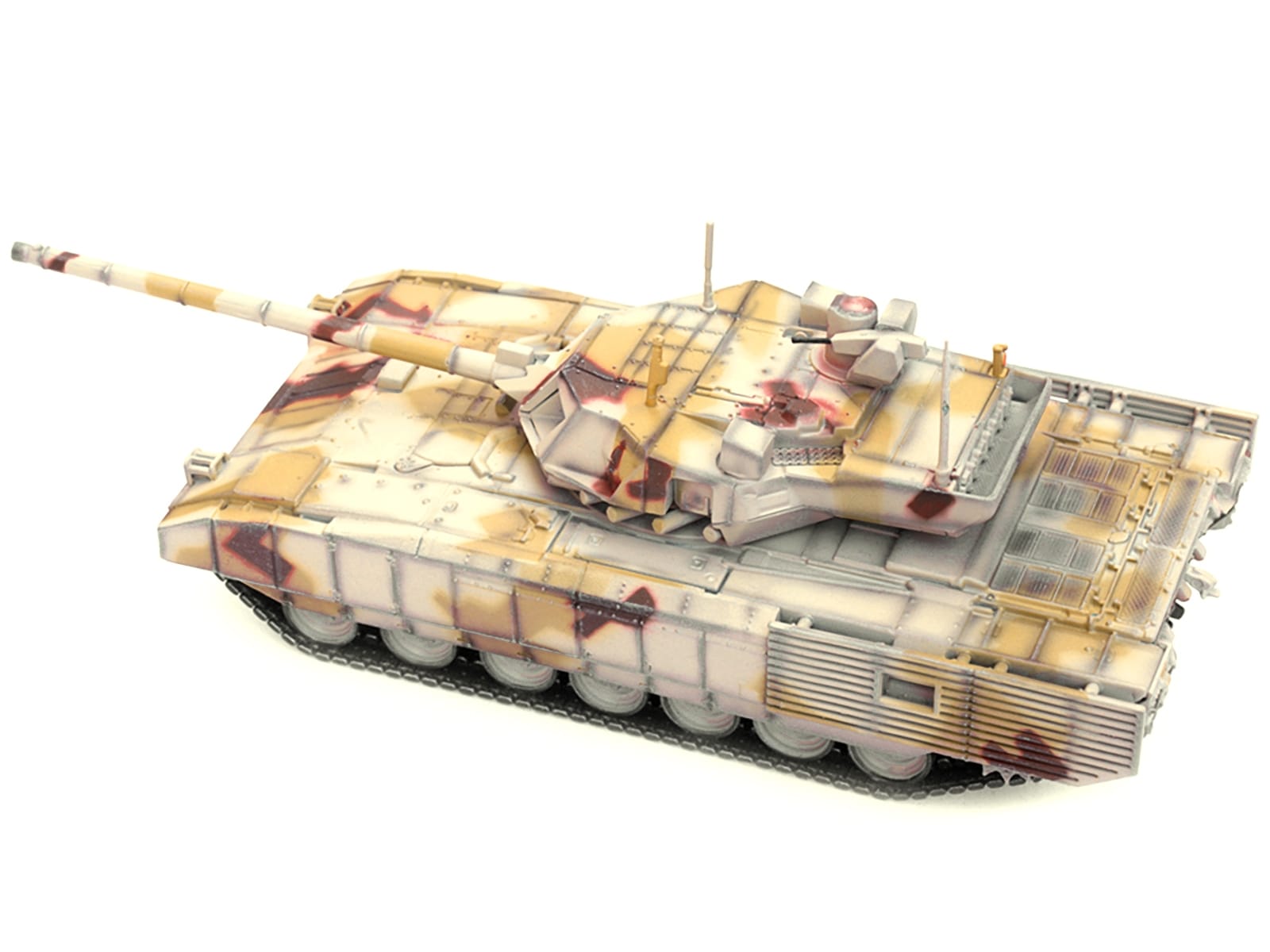 Russian T14 Armata MBT (Main Battle Tank) Multi-Desert Camouflage "Armor Premium" Series 1/72 Diecast Model by Panzerkampf - Image 4