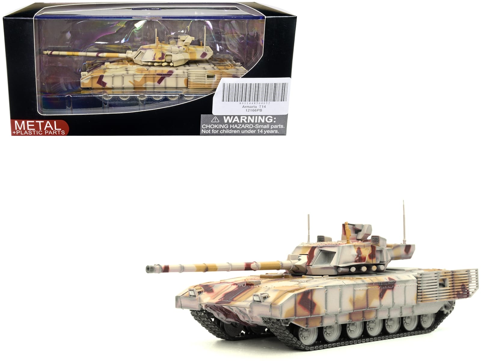 Russian T14 Armata MBT (Main Battle Tank) Multi-Desert Camouflage "Armor Premium" Series 1/72 Diecast Model by Panzerkampf - Image 5