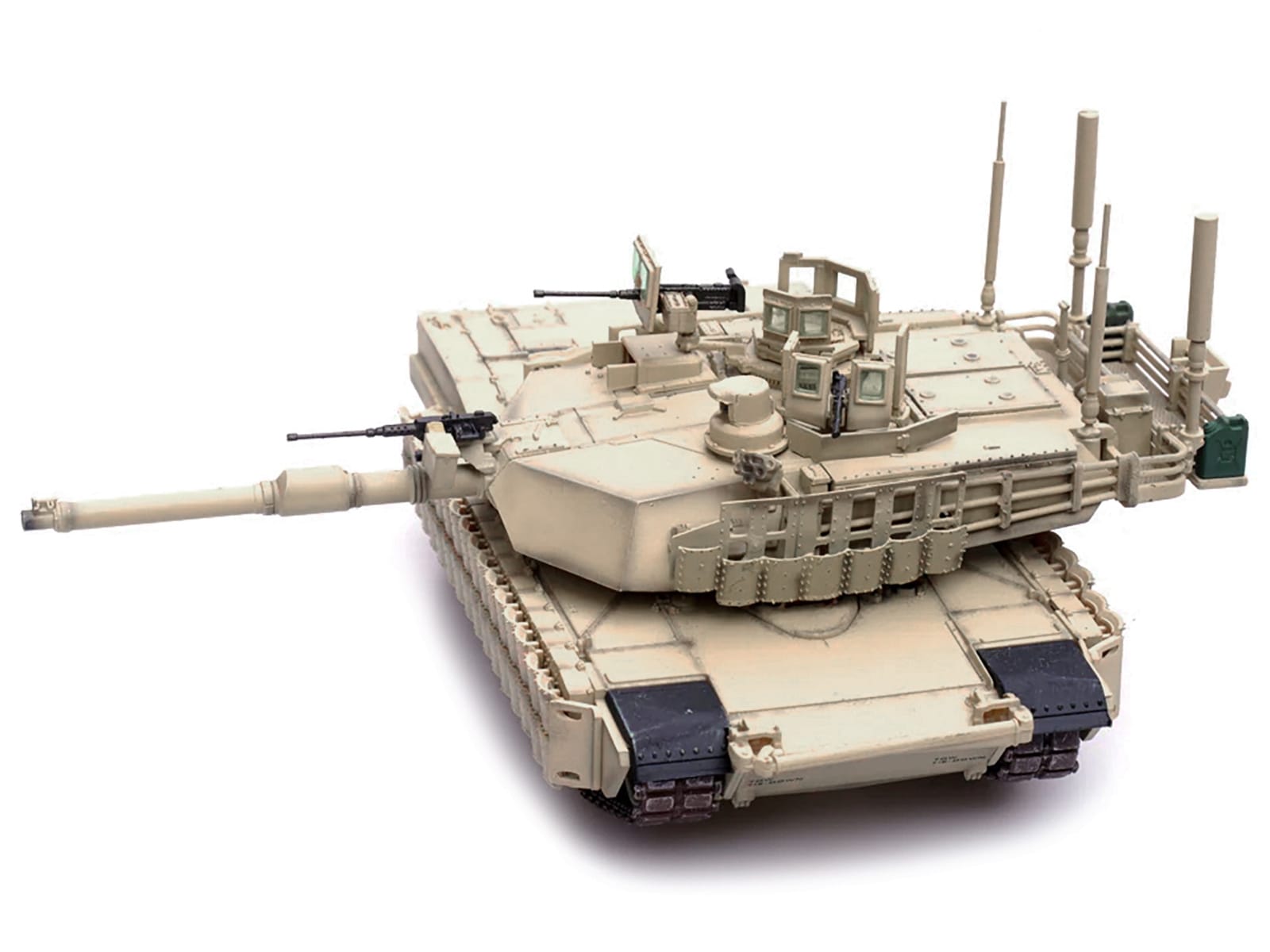 General Dynamics M1A2 Abrams TUSK II MBT (Main Battle Tank) "1st Battalion 22nd Infantry Regiment 1st Brigade 4th Infantry Division Baghdad" (2008) "Armor Premium" Series 1/72 Diecast Model by Panzerkampf - Image 2