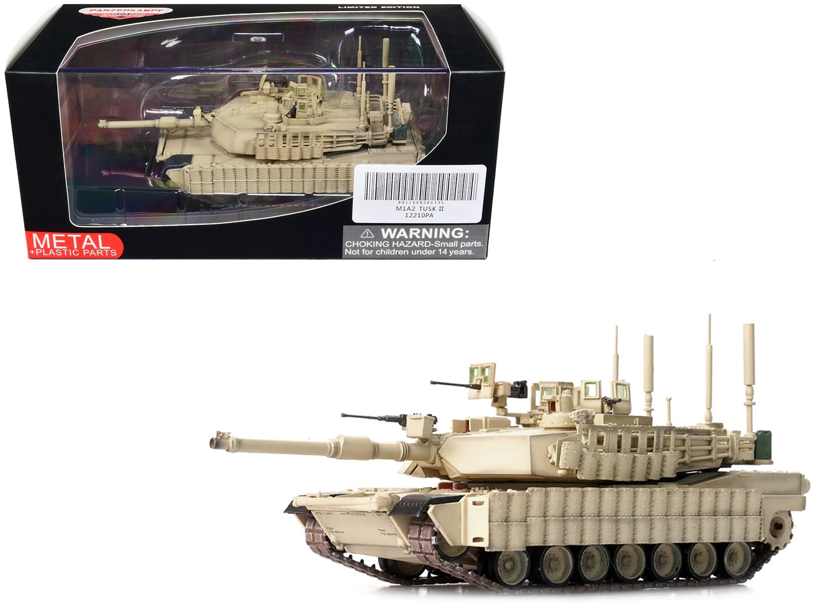 General Dynamics M1A2 Abrams TUSK II MBT (Main Battle Tank) "1st Battalion 22nd Infantry Regiment 1st Brigade 4th Infantry Division Baghdad" (2008) "Armor Premium" Series 1/72 Diecast Model by Panzerkampf - Image 5