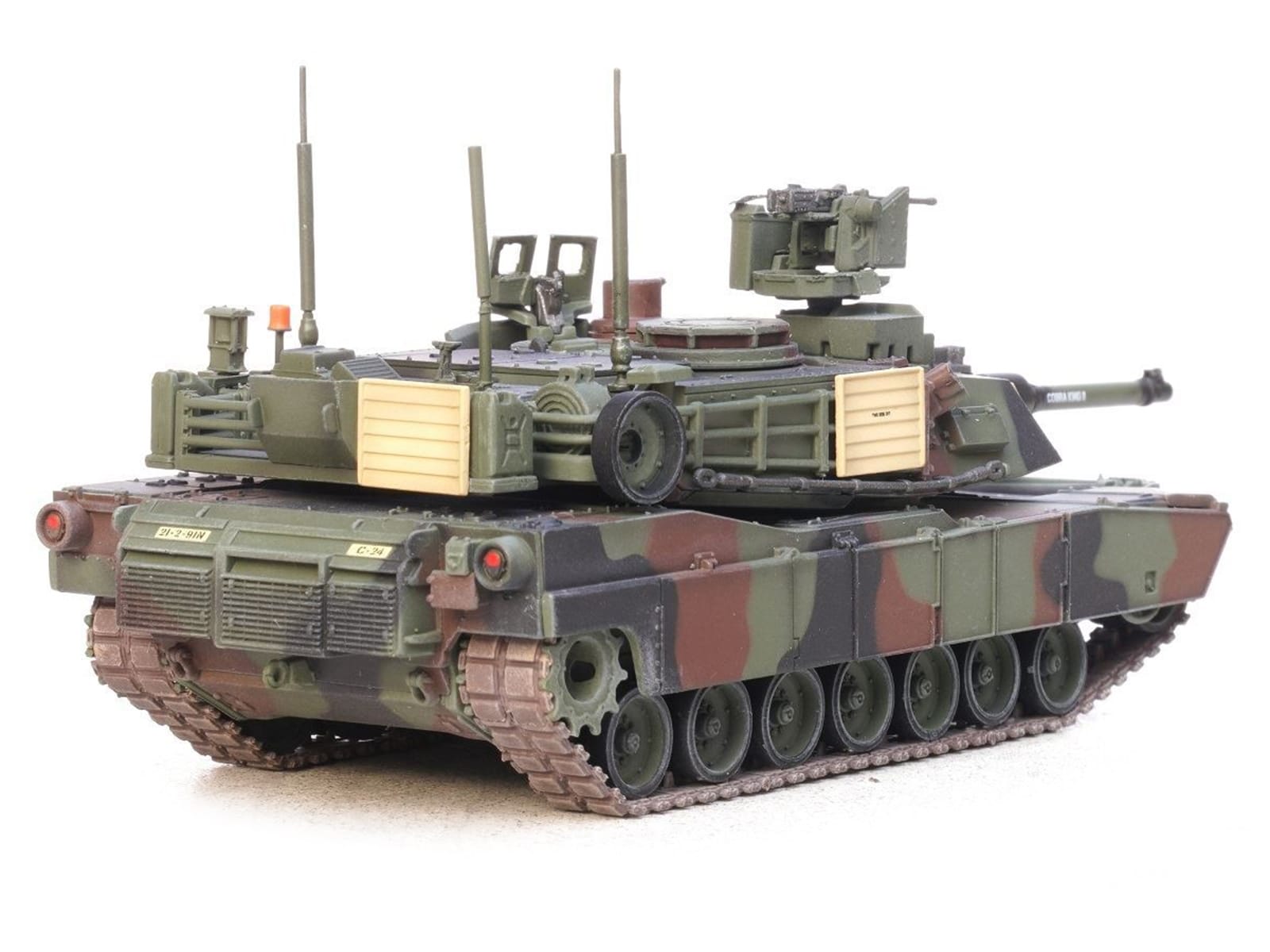 General Dynamics M1A2 SEP V2 Abrams Tank "2nd Battalion 9th Infantry Regiment 2nd Infantry Division South Korea" United States Army 1/72 Diecast Model by Panzerkampf - Image 2