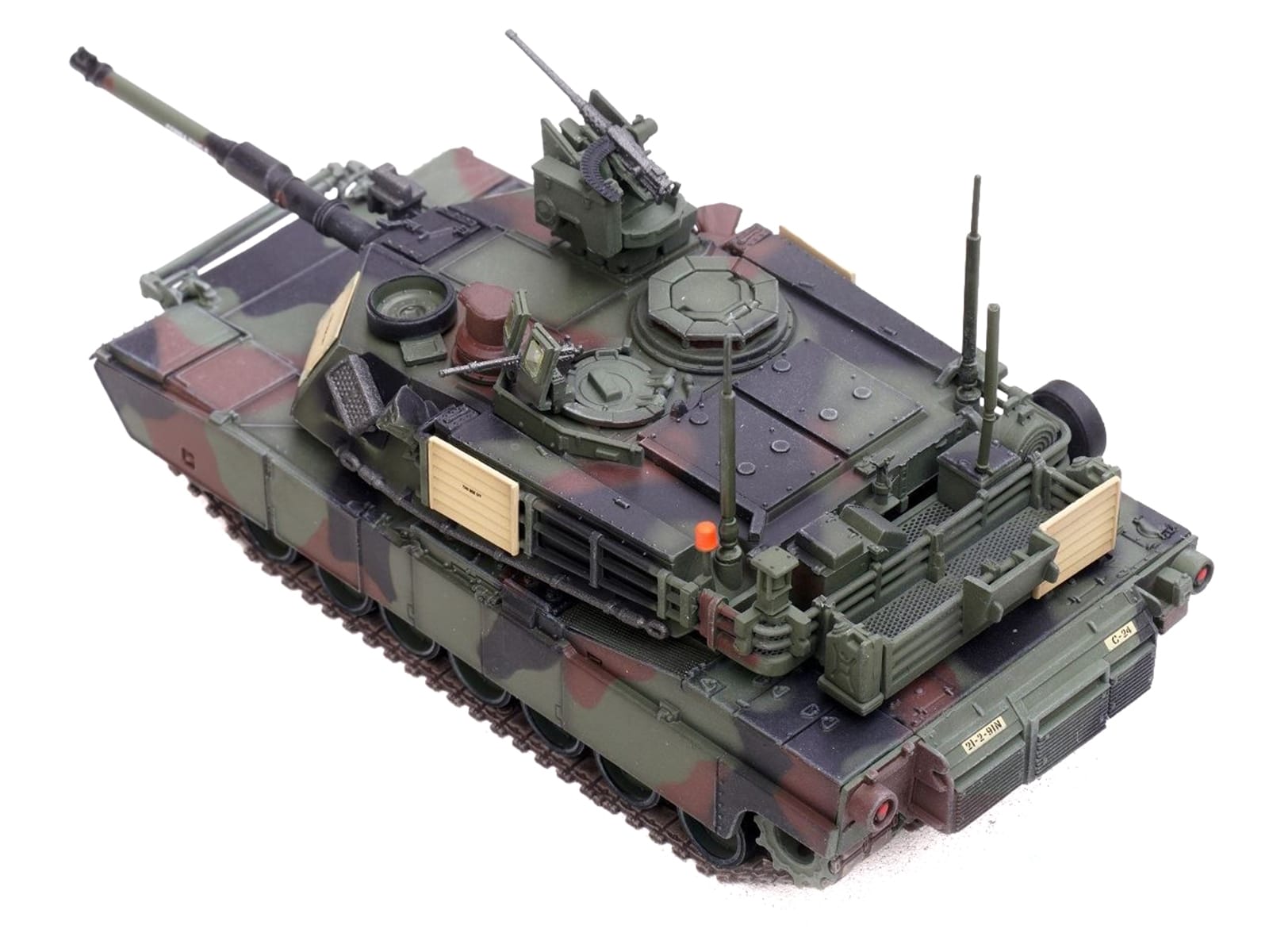 General Dynamics M1A2 SEP V2 Abrams Tank "2nd Battalion 9th Infantry Regiment 2nd Infantry Division South Korea" United States Army 1/72 Diecast Model by Panzerkampf - Image 4
