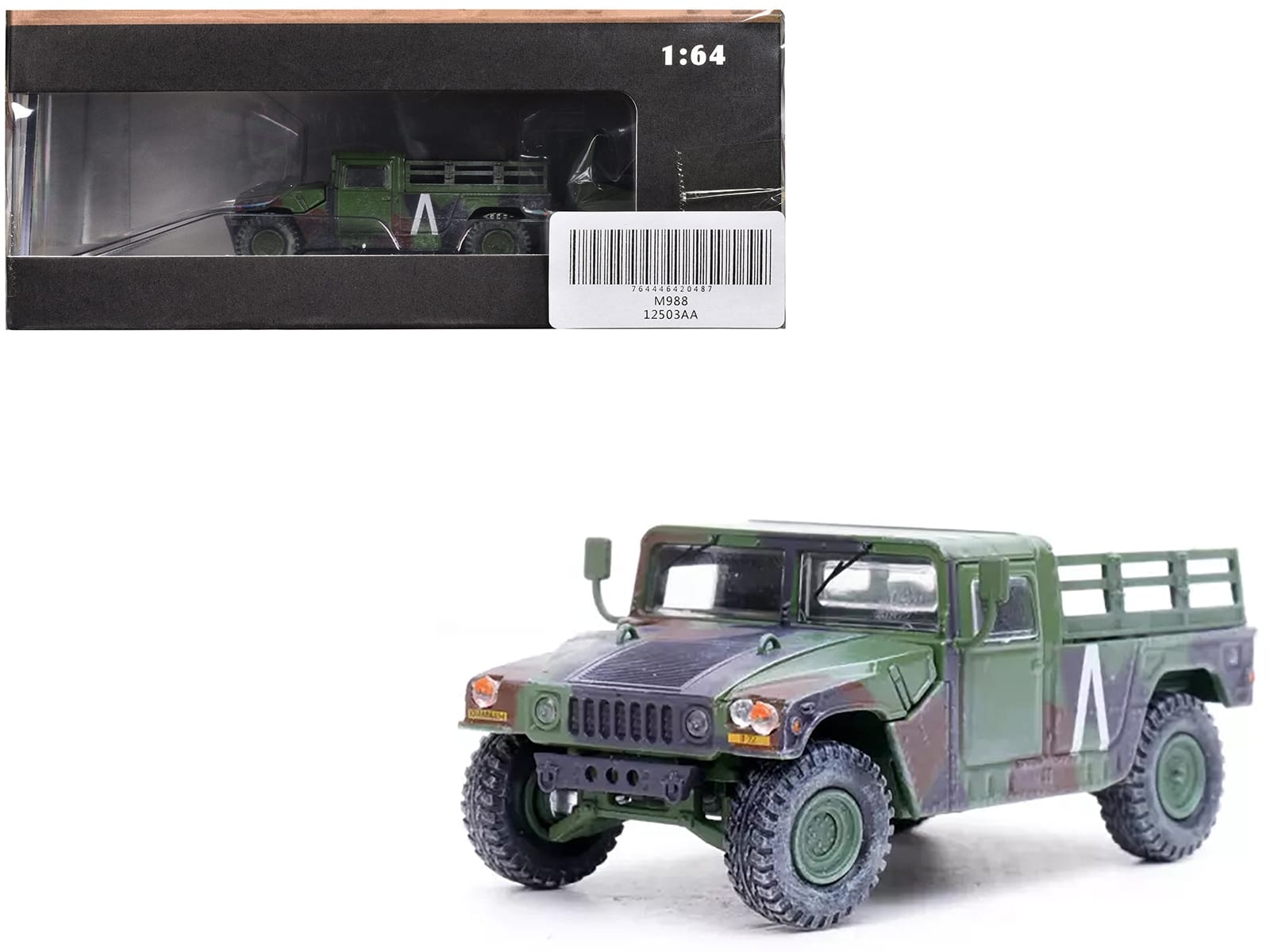 M998 HMMWV "8th Battalion 4th Air Defense Regiment 101st Airborne Division Gulf War" (1991) United States Army "Military Miniature" Series 1/64 Diecast Model by Panzerkampf - Image 5