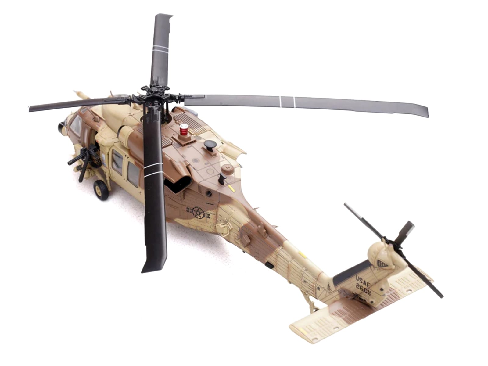 Sikorsky MH-60G Pave Hawk Helicopter "87-26011 1st SOW 55th SOS Kuwait Operation Desert Storm" (1991) United States Air Force 1/72 Diecast Model by Panzerkampf - Image 4