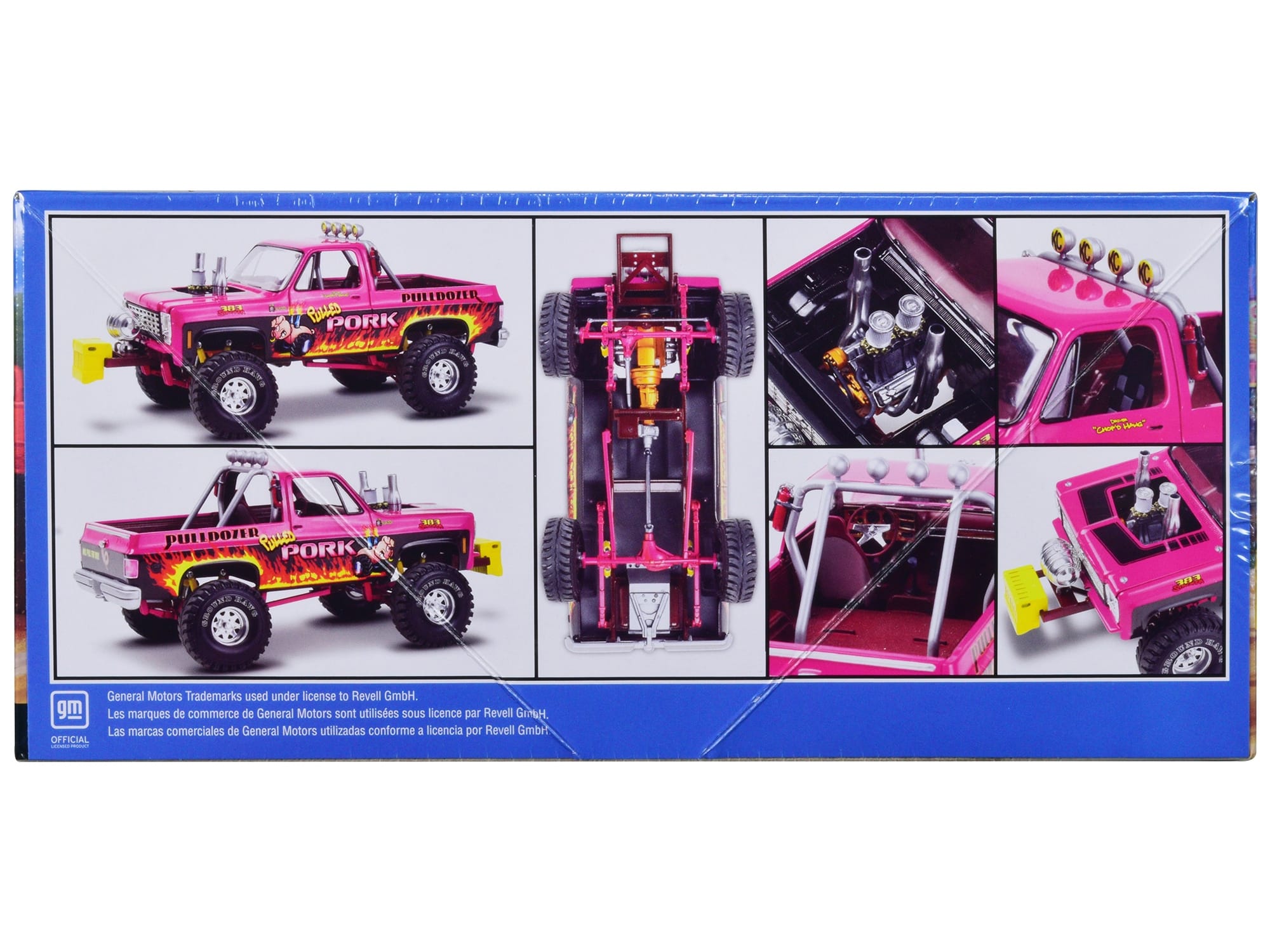 Level 4 Model Kit 1978 Chevrolet Blazer Pickup Truck "Pulled Pork Pulldozer" 1/24 Scale Model by Revell - Image 3