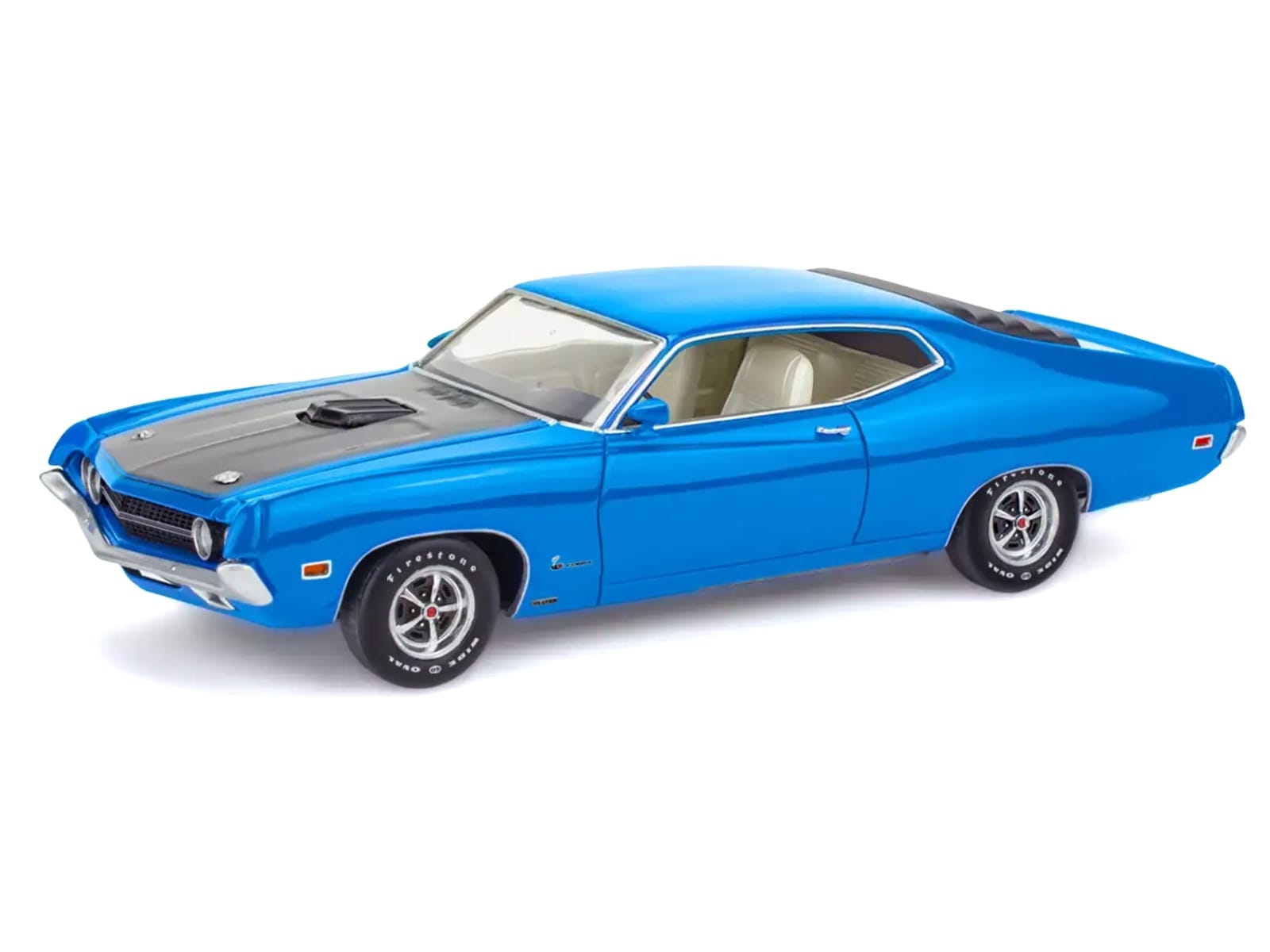 Level 4 Model Kit 1970 Ford Torino Cobra 1/25 Scale Model by Revell - Image 2