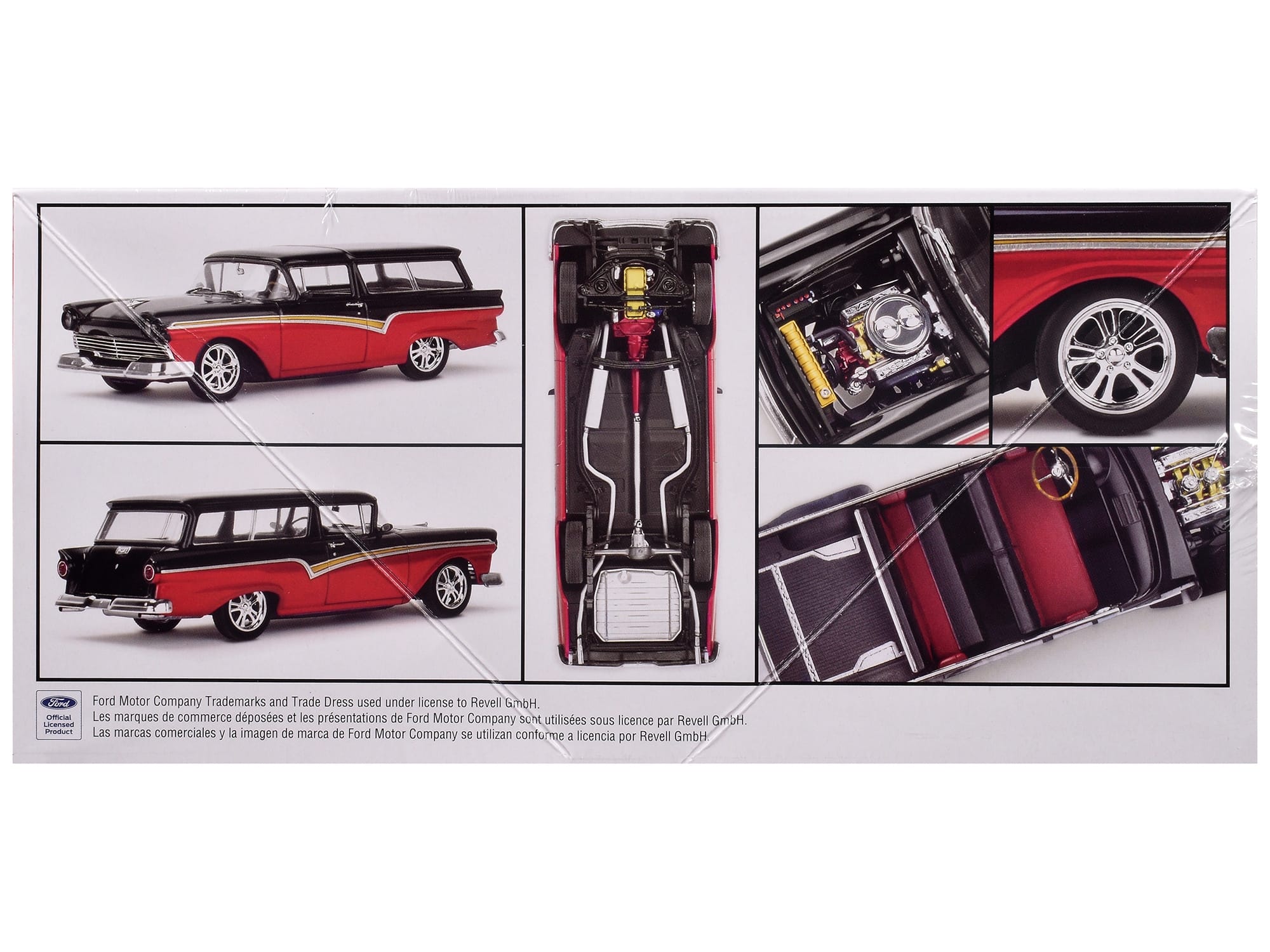 Level 5 Model Kit 1957 Ford Del Rio Ranch Wagon 2-in-1 Kit 1/25 Scale Model by Revell - Image 2