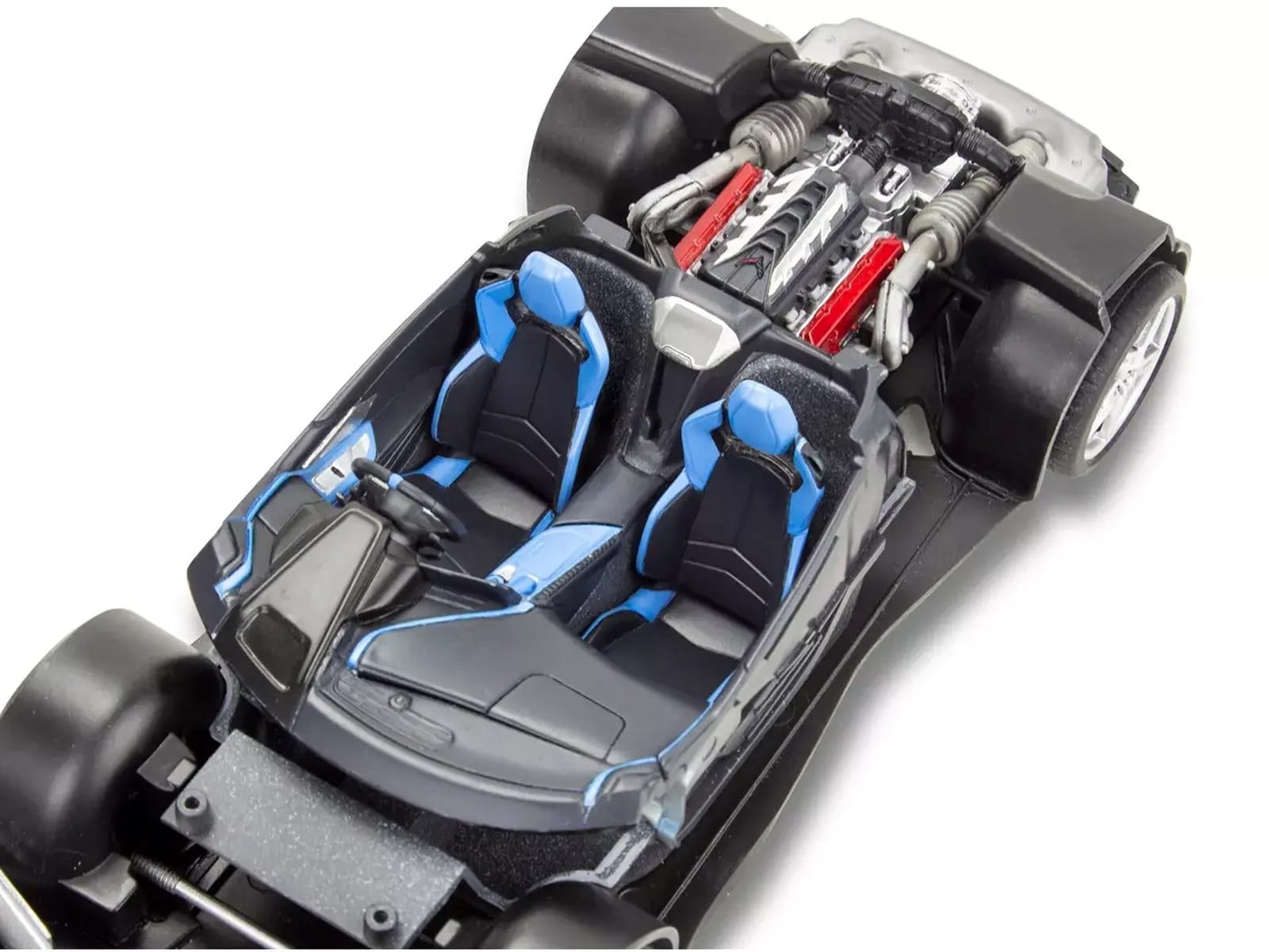 Level 4 Model Kit 2022 Chevrolet Corvette Stingray Z51 Coupe 1/25 Scale Model by Revell - Image 4