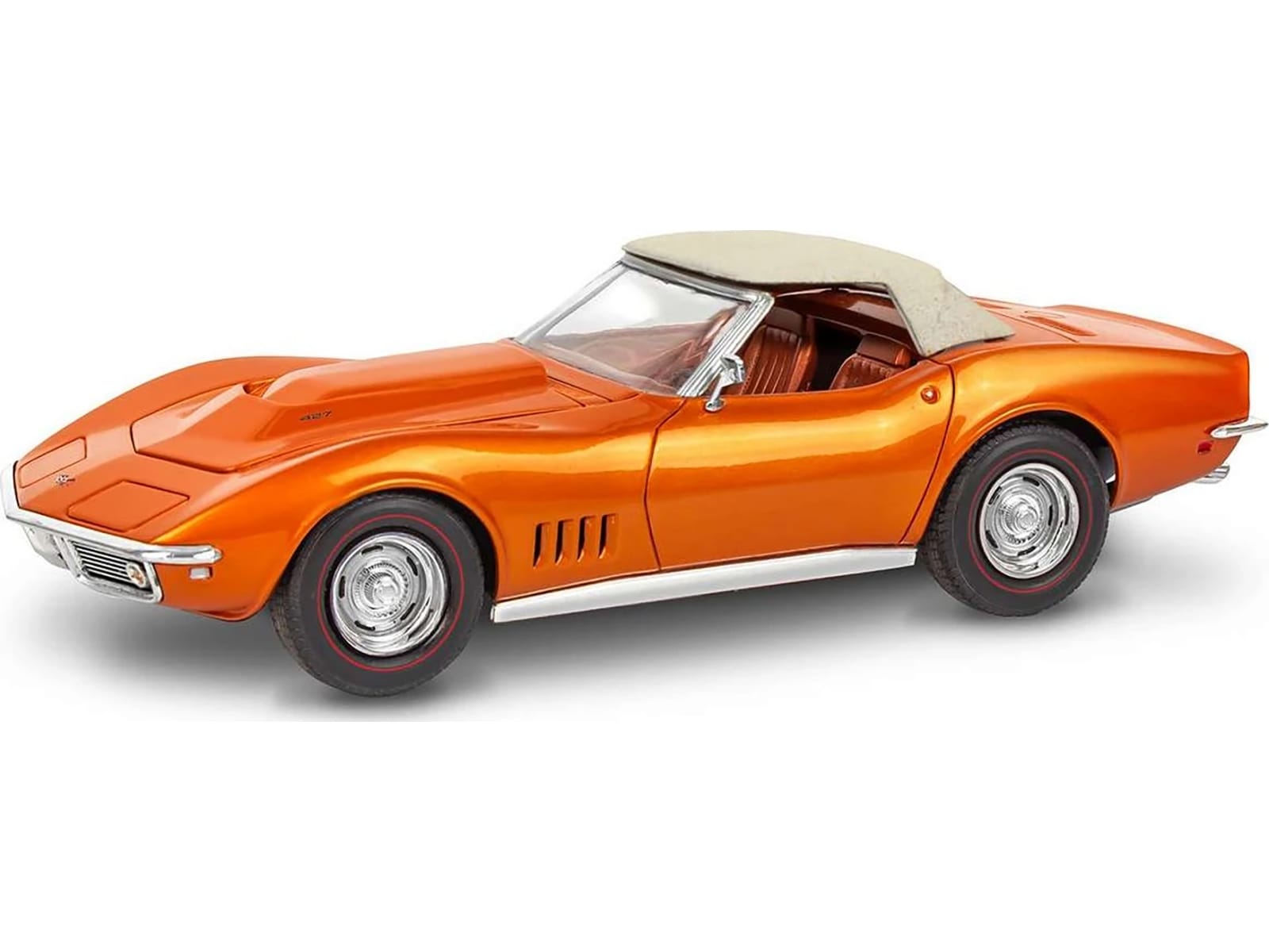 Level 4 Model Kit 1968 Chevrolet Corvette L/88 Convertible 2-in-1 1/25 Scale Model by Revell - Image 2