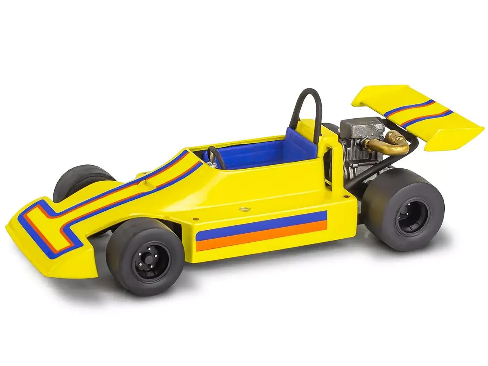 Level 3 Model Kit 1978 Chevrolet Off-Road 4x4 Pickup Truck and "Malibu Grand Prix" Virage with Trailer "Fantasy Formula" 1/25 Scale Model by Revell - Image 4