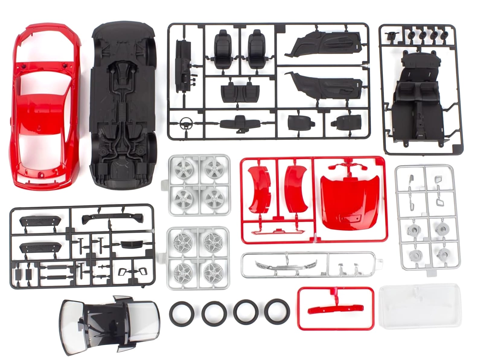 Level 3 Model Kit 2024 Ford Mustang GT 2-in-1 Kit (Level 3 Click System) 1/25 Scale Model by Revell - Image 5