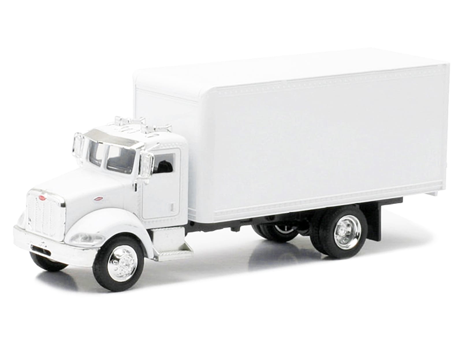 Peterbilt Utility 335 Box Truck White 1/43 Diecast Model by New Ray - Image 2