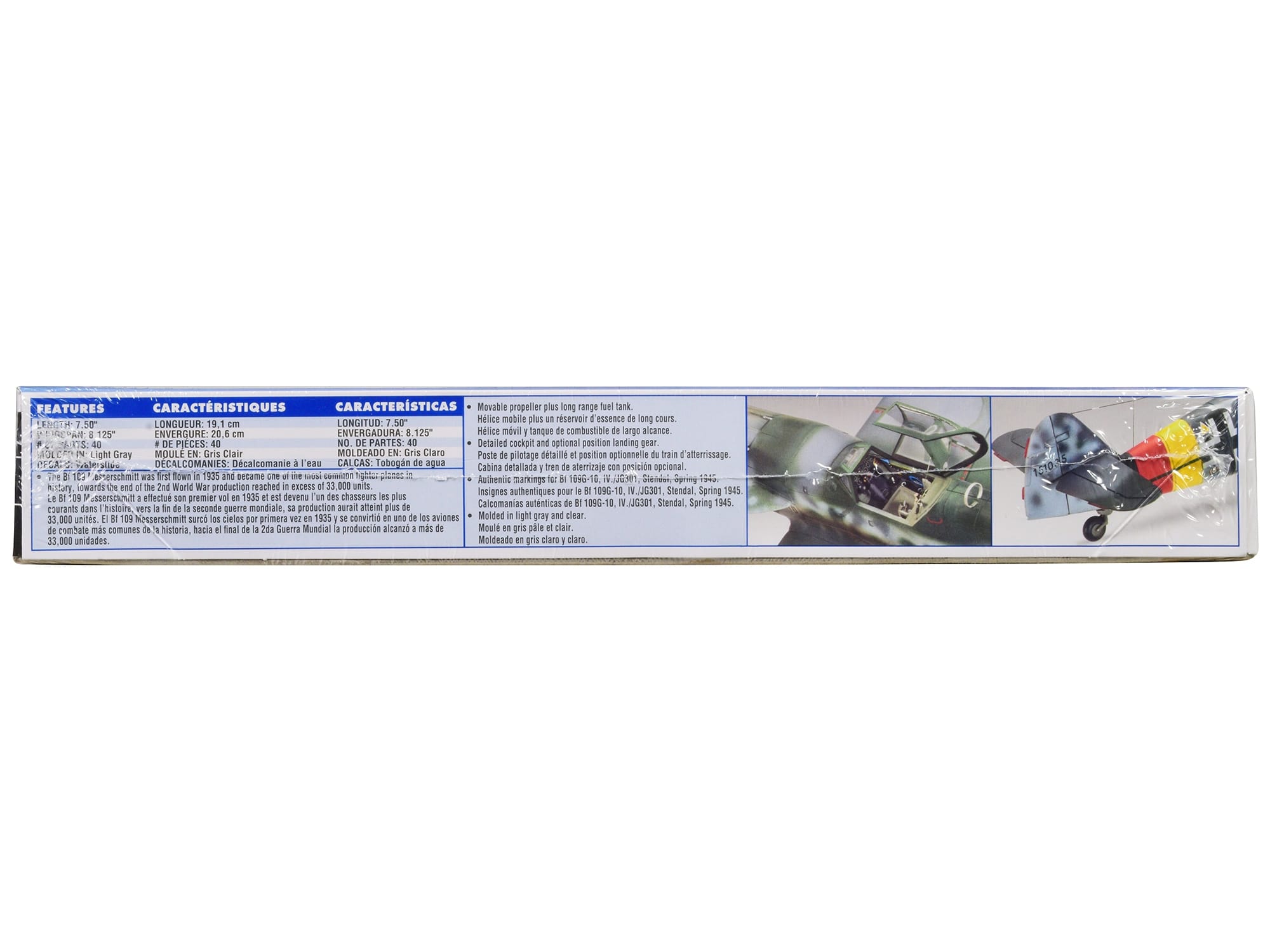 Level 4 Model Kit Messerschmitt Bf 109G-10 Fighter Aircraft "Germany's Famous World War II Fighter" 1/48 Scale Model by Revell - Image 2