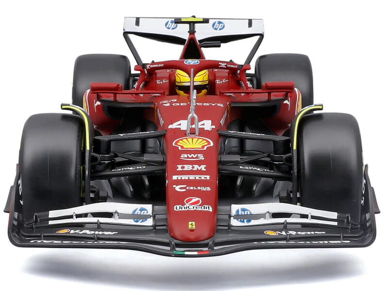 Ferrari SF-25 #44 Lewis Hamilton Formula One F1 World Championship (2025) "Formula Racing" Series 1/18 Diecast Model Car by Bburago - Image 3